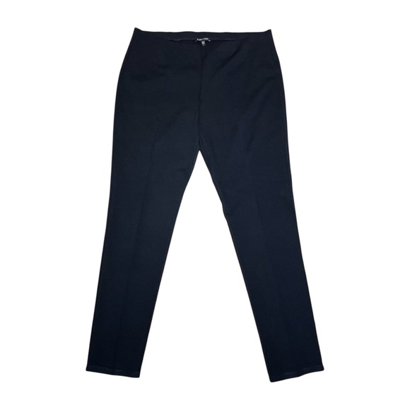 Eileen Fisher System Black Knit Pants Tapered Leg Pull On Women's Size Large - Picture 9 of 9